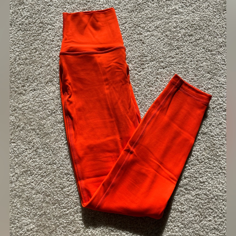 Lululemon Align Legging (Bright Red Orange)